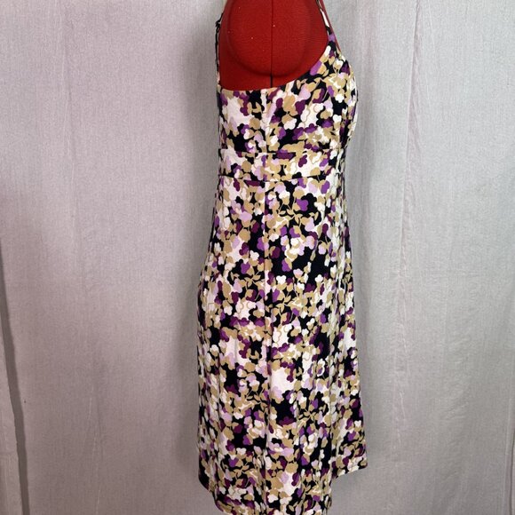 Ann Taylor LOFT Floral Tank Dress Petite Small PS Women's Sleeveless E426 - Picture 6 of 13